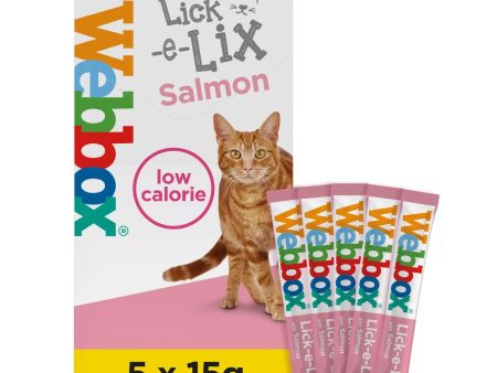 Webbox Lick-e-Lix Salmon Cat Treats For Cheap