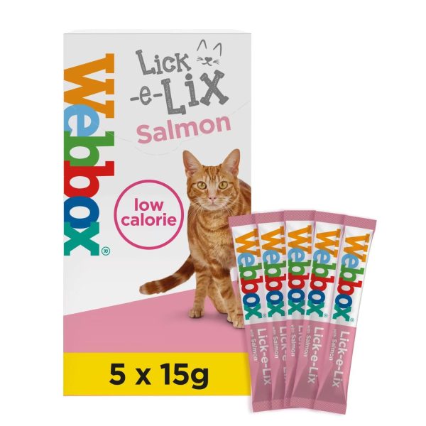 Webbox Lick-e-Lix Salmon Cat Treats For Cheap