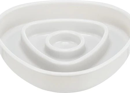 TRIXIE  Slow Feeding bowl plastic TPR, 0.35 l 15 X 15 cm, grey Hot on Sale