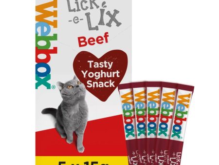 Webbox Lick-e-Lix with Beef Cat Treats Online Hot Sale