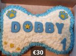 Wendy s Frosted Bone Shape Cake for Dogs - Personalised Online