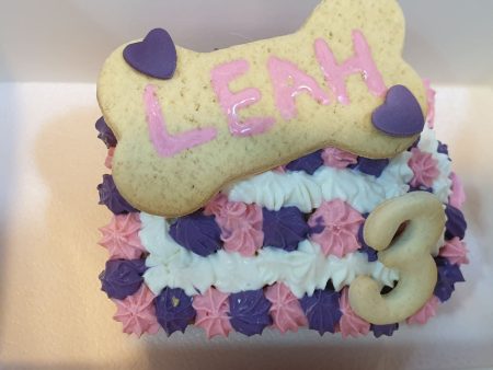 Wendy s Frosted Loaf Cake for Dogs & Cats - Personalised For Cheap