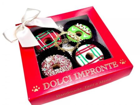 Dolci Impronte - Xmas Mini Donuts in Box - 55g - Limited Edition Online Sale