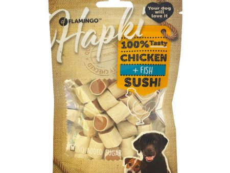 FLAMINGO SNACKS HAPKI SUSHI ROLLS CHICKEN & FISH For Discount