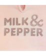 MILK & PEPPER Bergen Velvet T-Shirt For Sale