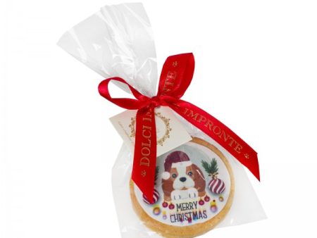 Dolci Impronte - Biscuit with Edible Food Print Merry Christmas - 50g Version Online Sale