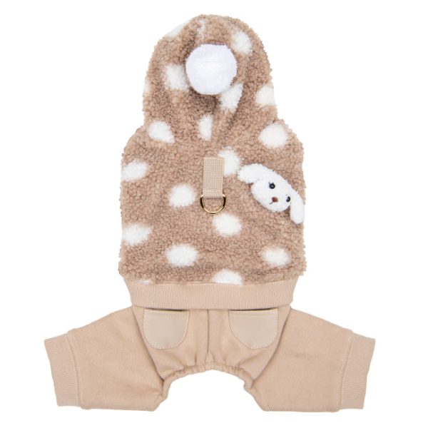 PINCAHOLIC BLAIRE Winter hooded jumpsuit with integrated harness Online