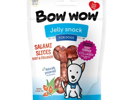 BOW WOW Beef & Collagen Slices for Dogs, 80g Supply