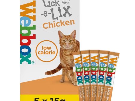 Webbox Lick-e-Lix Chicken Cat Treats Online now