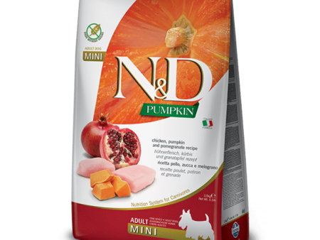 Farmina N&D Pumpkin – Adult Mini Chicken and Pomegranate 2.5KG Online