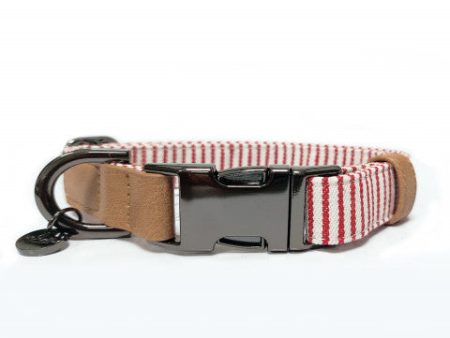 MILK AND PEPPER  Red  navy  Neptune Adjustable Collar Discount