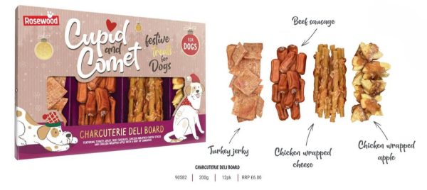 Cupid & Comet | Christmas Dog Treats | Charcuterie Deli Board Discount