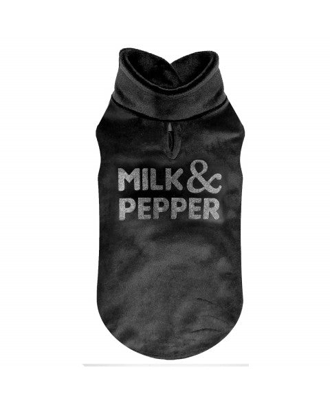 MILK & PEPPER Bergen Velvet T-Shirt For Sale