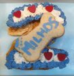 Wendy s Frosted Number 2 shape Cake for Dogs & Cats - Personalised Cheap