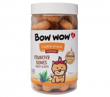 BOW WOW Crunchy Bones - Insect & Rice Online Sale