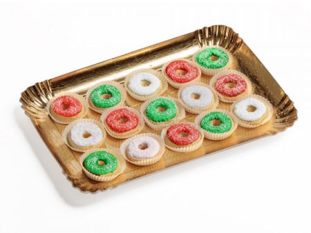 Dolci Impronte  Mini Donuts  Red -  Green -  White Cheap