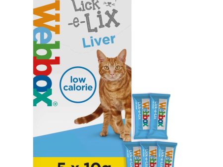 Webbox Lick-e-Lix Liver Cat Treats Sale