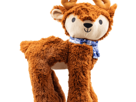 James & Steel Christmas Nikki The Reindeer Plush Dog Toy 42cm Cheap