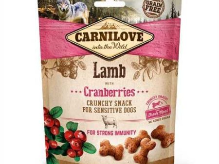 Carnilove Sensitive Grain Free Crunchy Dog Treats - Lamb with Cranberries - 200g Sale