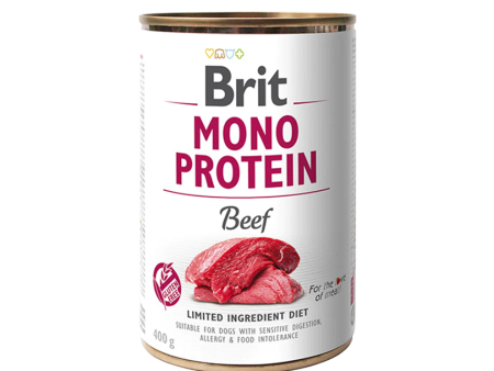 Brit Mono Protein  Beef  6 pack of 400g Discount