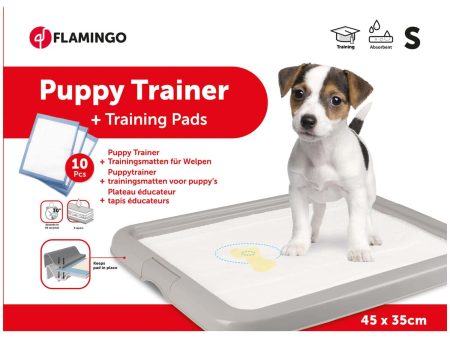 Flamingo Puppy Potty Trainer With 10 Mats 45 X 35 Cm Hot on Sale