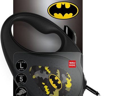 COLLAR  retractable WAUDOG leashes have the iconic images of popular superheroes -BATMAN Discount