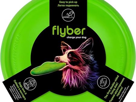 Flyer Dog Toy by Flyber - Floating Disc Toy 9-inch for Outdoors and Indoors Games. on Sale