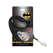 COLLAR  retractable WAUDOG leashes have the iconic images of popular superheroes -HARLEY QUINN For Sale