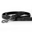 MILK & PEPPER - JAGUAR - PRINTED LEATHER COLLAR LEAD  - BLACK Sale