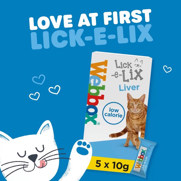 Webbox Lick-e-Lix Liver Cat Treats Sale