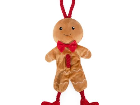 George Gingerbread Man Dog Toy Supply