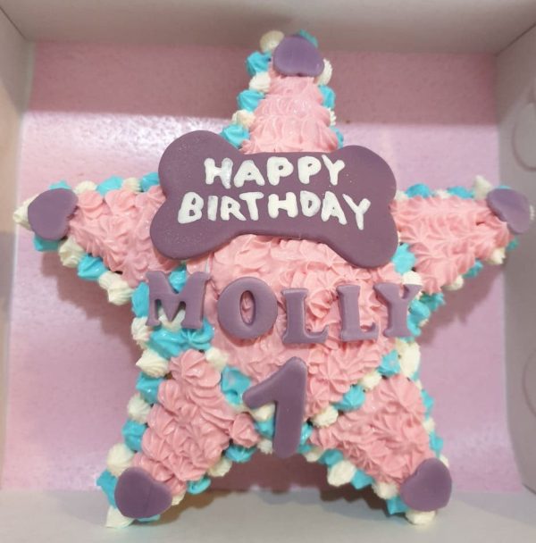 Wendy s Frosted Star Shape Cake for Dogs & Cats - Personalised Online Hot Sale