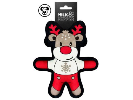 MILK AND PEPPER SANTA CLAUS   REINDEER 22CM Discount