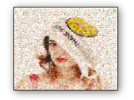 Photo Mosaic Canvas Print For Sale